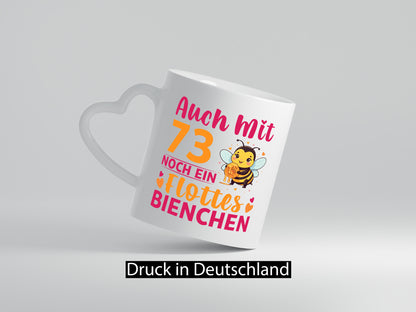 73. Geburtstag | Flottes Bienchen 73 Jahre lustig Geschenkidee Geschenk Tasse
