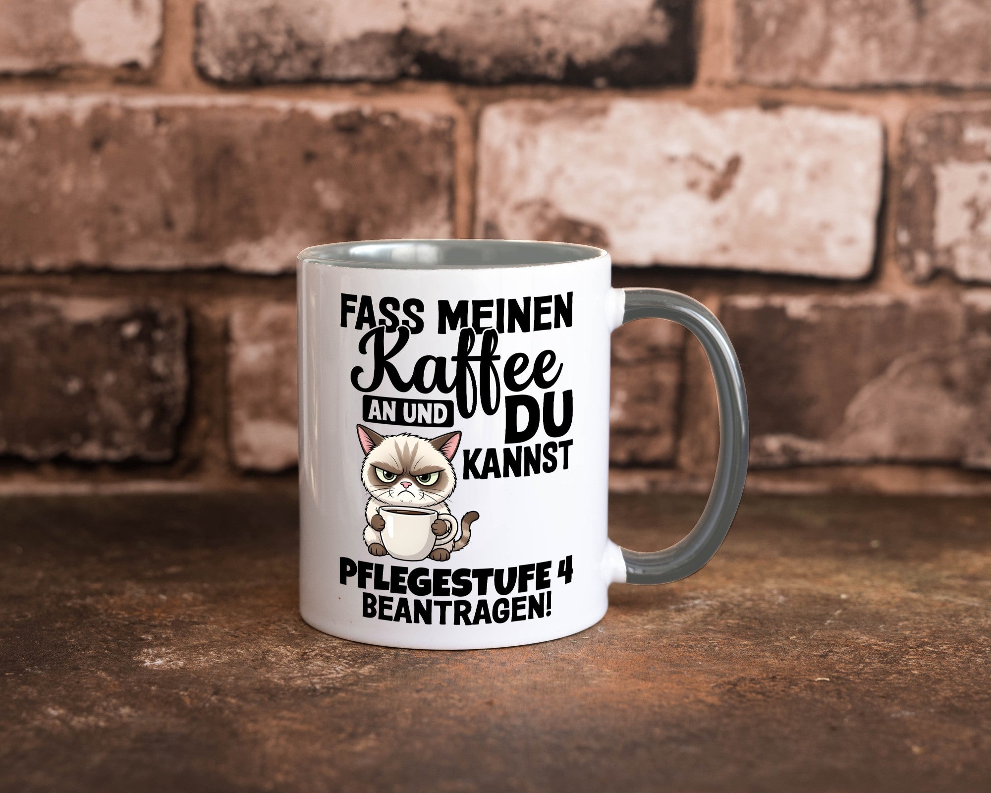 Fass meinen Kaffee an | Pflegestufe 4 Krankenschwester v3 Geschenkidee Humor