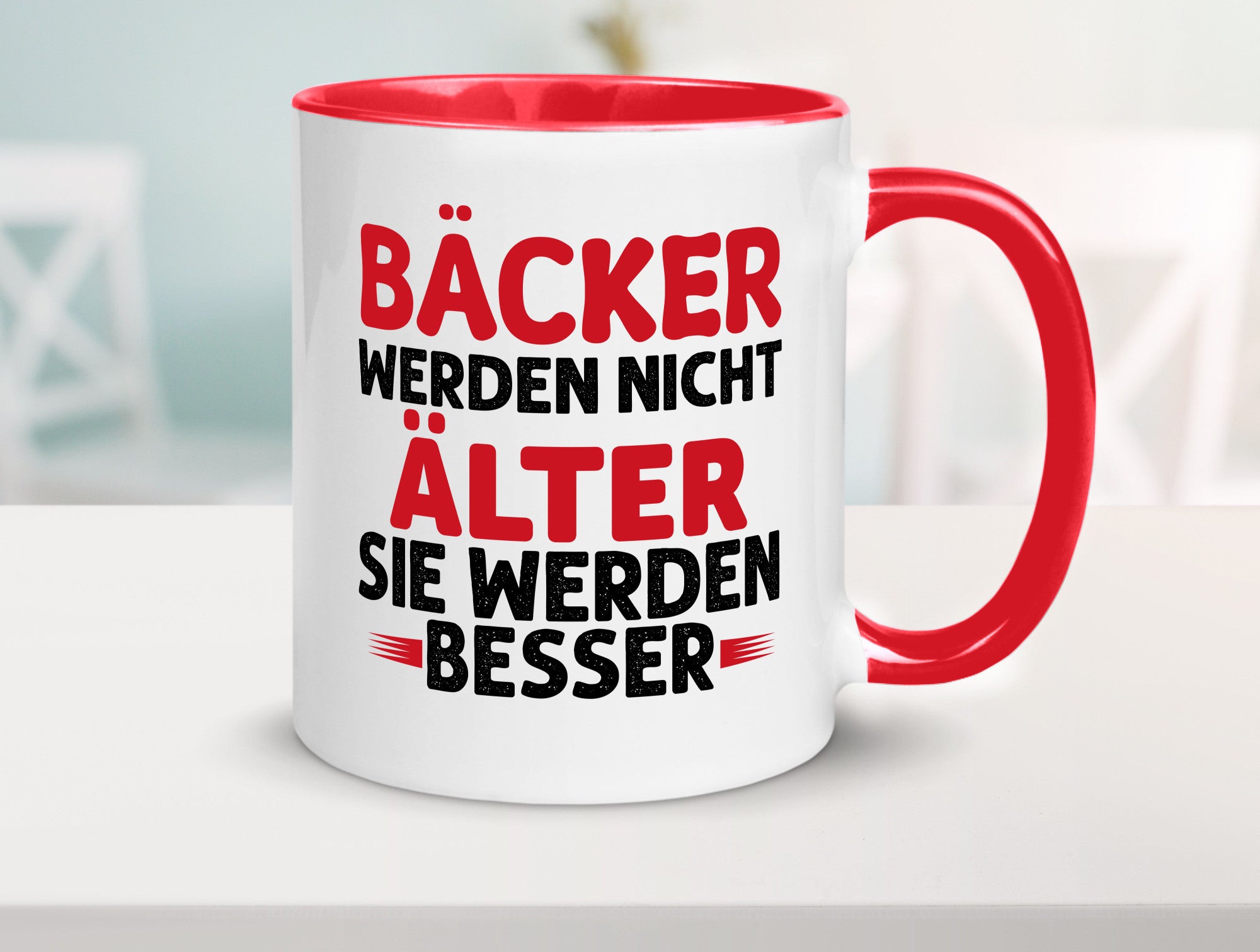 Bäcker werden nicht älter Sie besser lustig Humor Geschenkidee Geschenk Tasse