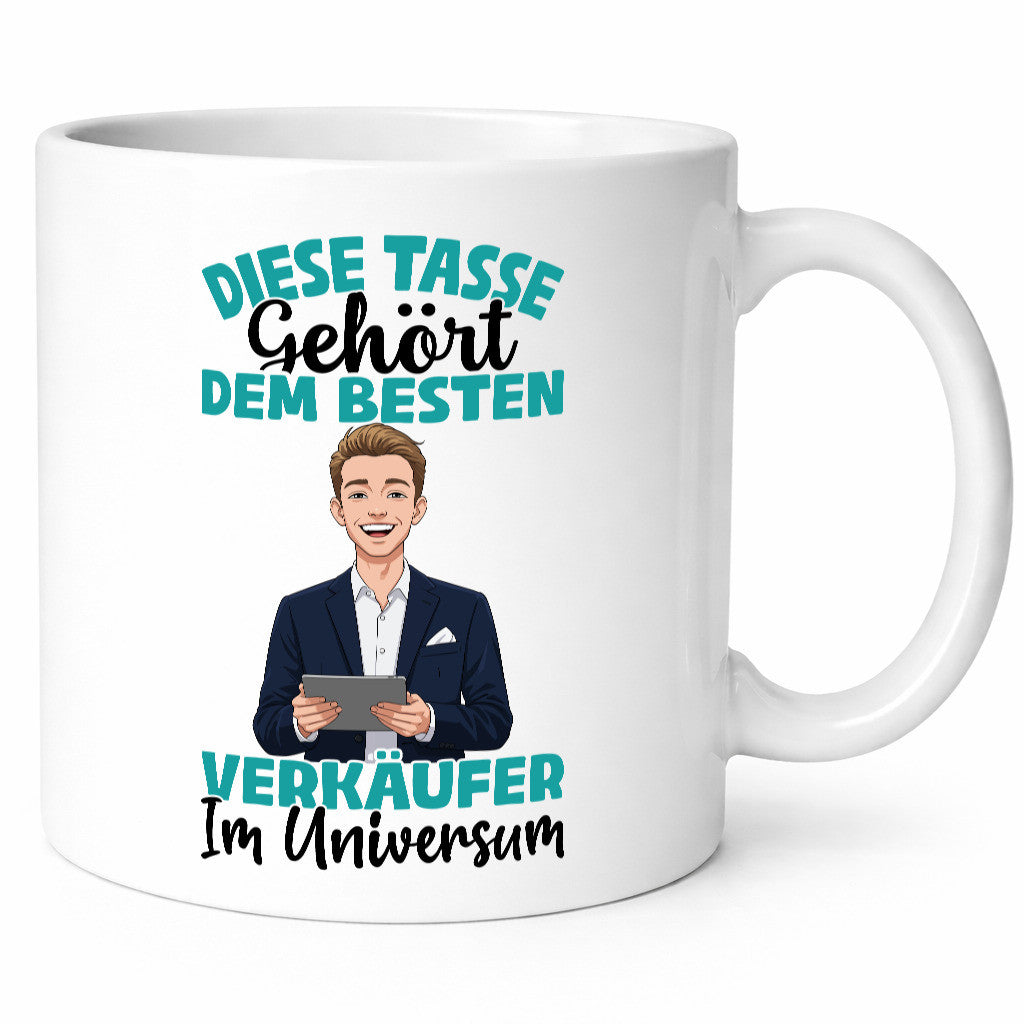 Im Universum: Verkäufer | Kollege Verkaufsjob lustig Arbeit Kollegen Büro