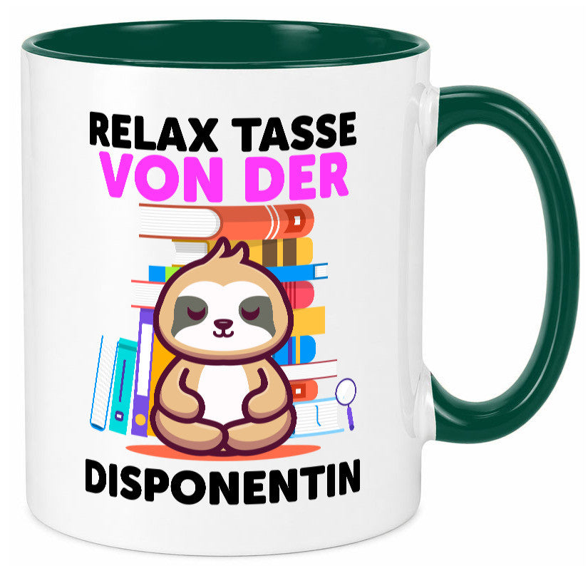 Relax Tasse: Disponentin | Zuteilerin lustig Humor Geschenkidee Geschenk Tasse