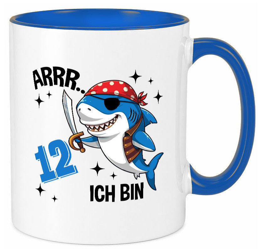 12. Geburtstag | 12 Jahre Arr Pirat Hai Piraten Geschenk Geschenkidee lustiger