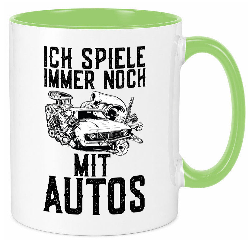 Spiele noch mit Autos | Werkstatt Werkzeug Mechaniker lustiger Spruch Geschenk