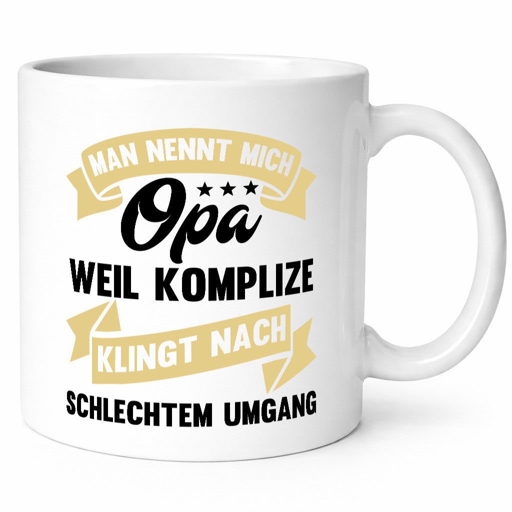 Man nennt mich Opa | Bester der Welt Humor Familie Geschenkidee Tasse