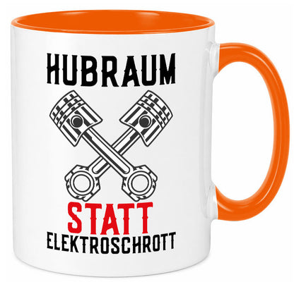 Hubraum statt Elektroschrott | Autofan Verbrennungsmotor Geschenk Humor