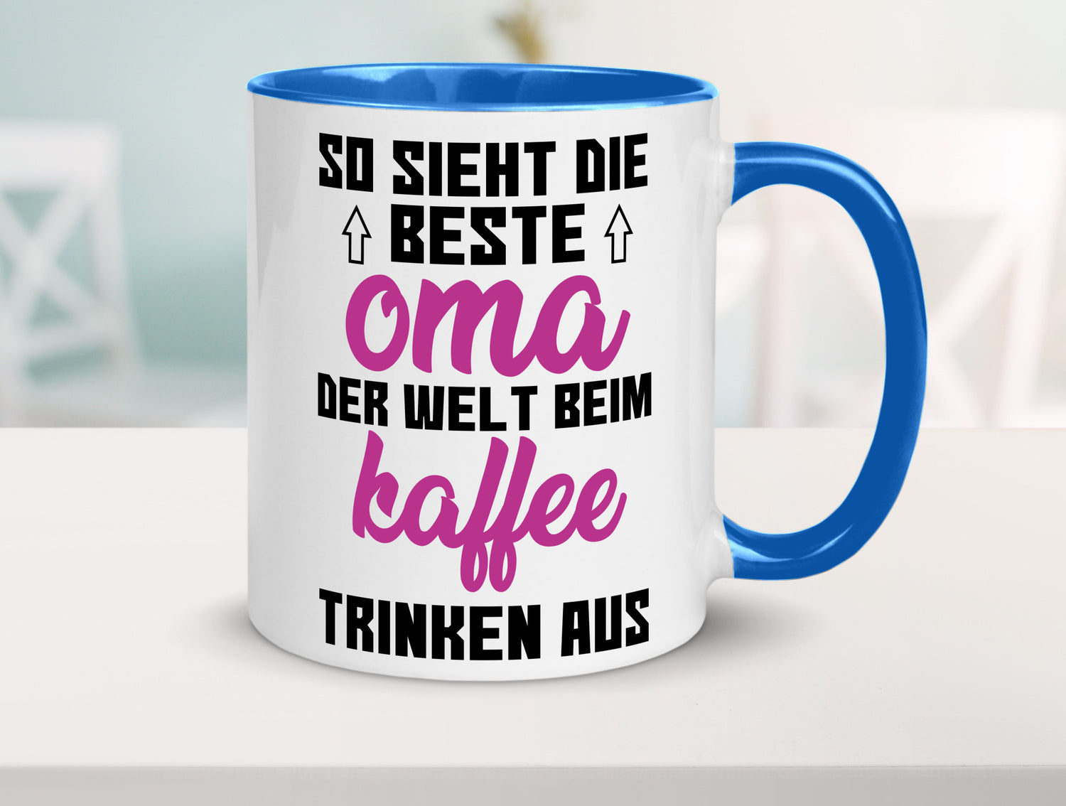 Beste Oma der Welt | Großmutter Tasse lustiger Spruch Geschenk Familie