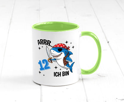 12. Geburtstag | 12 Jahre Arr Pirat Hai Piraten Geschenk Geschenkidee lustiger