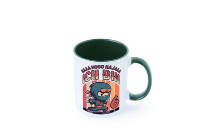 6. Geburtstag | Ninja Junge 6 Jahre Humor Geschenkidee Tasse
