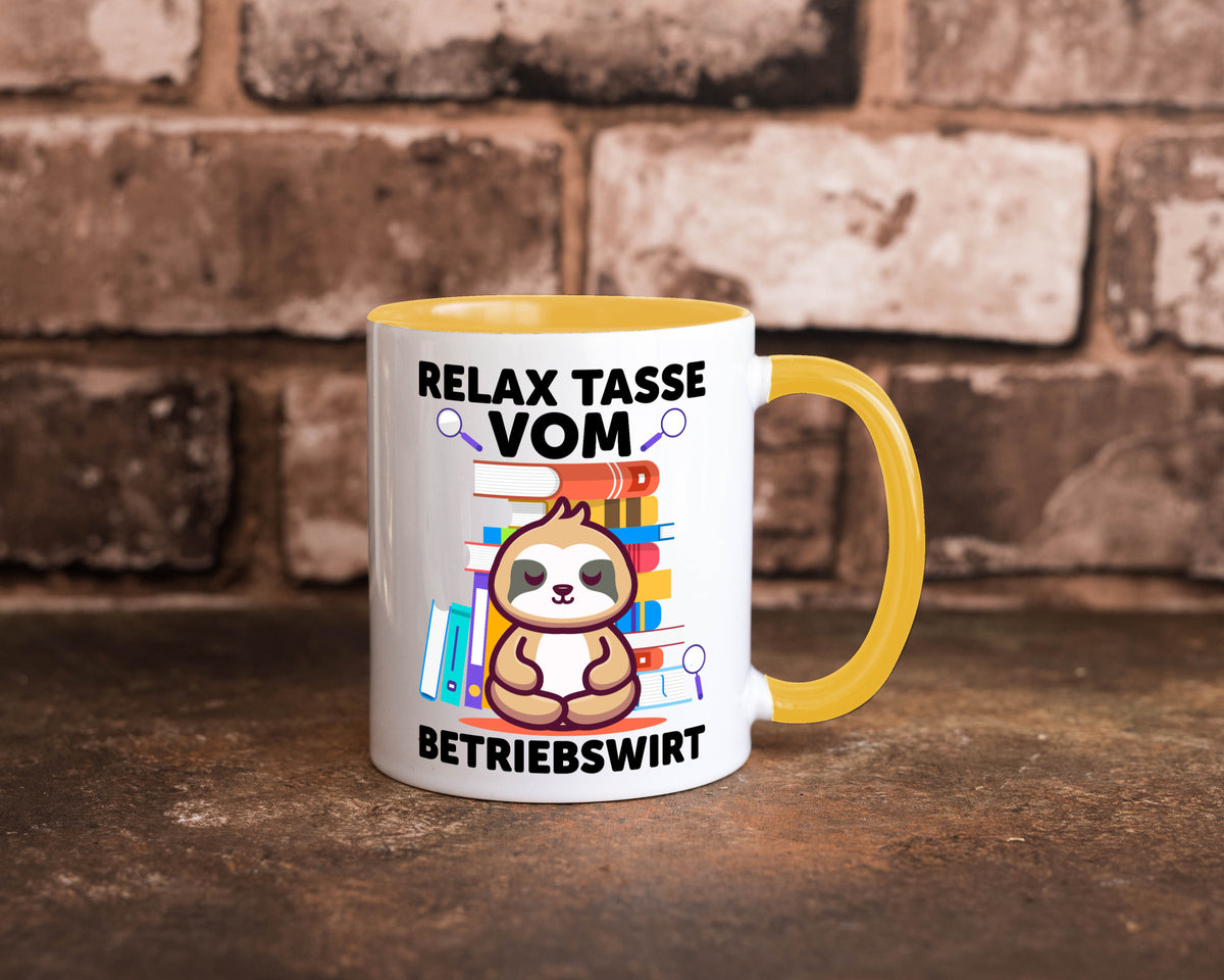 Relax Tasse: Betriebswirt | Betriebswirtschaft lustiger Spruch Geschenk Humor