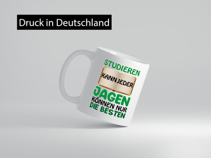 Nur die besten Jäger Humor Geschenkidee Tasse