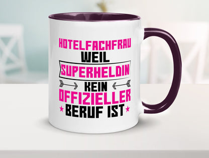 Superheldin Hotelfachfrau | Hotel lustiger Spruch Geschenk Humor Geschenkidee