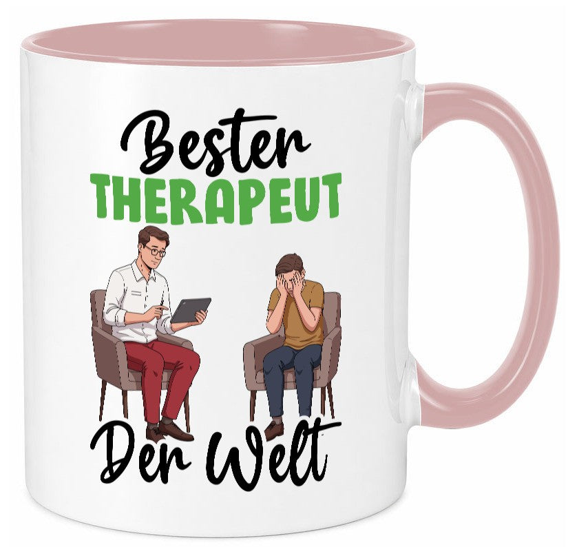 Bester Therapeut | Psychotherapie Therapie v2 Humor Geschenkidee Tasse