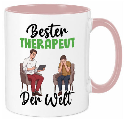 Bester Therapeut | Psychotherapie Therapie v2 Humor Geschenkidee Tasse