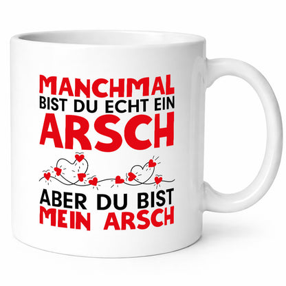 Mein Arsch | Beziehung Tasse Freund Valentinstag Humor Geschenkidee