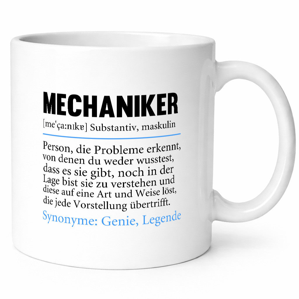Mechaniker | Spruch KFZ Beruf Werkstatt v2 lustig Arbeit Kollegen Büro Geschenk