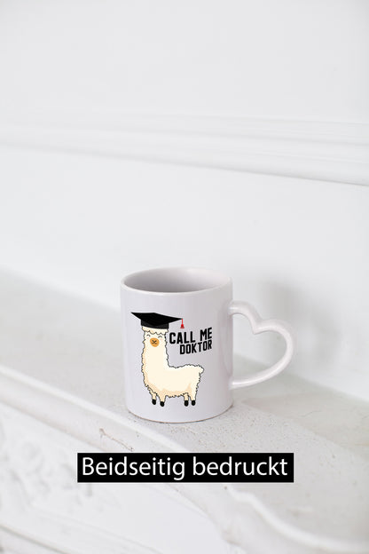 Call me Doktor | Lama Arzt Krankenhaus Abschluss Humor Geschenkidee Tasse