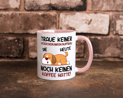 Traue keiner Versicherungskauffrau | Kauffrau Geschenk Humor Geschenkidee