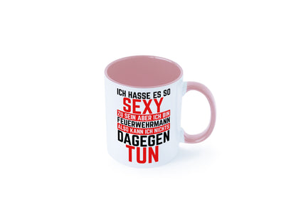 Sexy Feuerwehrmann | Helden Flammen Brandeinsatz lustig Humor Geschenkidee
