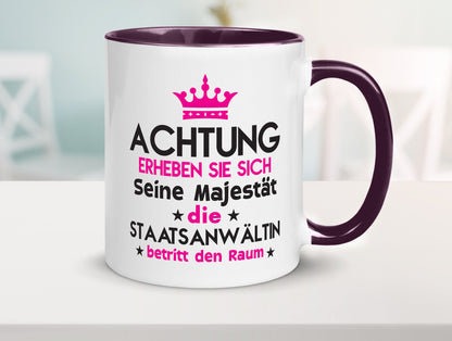 Seine Majestät Staatsanwältin | Anwältin lustiger Spruch Geschenk Humor