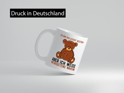 Ich bin vielleicht gestört | Verrückt Bär Comic Humor lustiger Spruch Geschenk