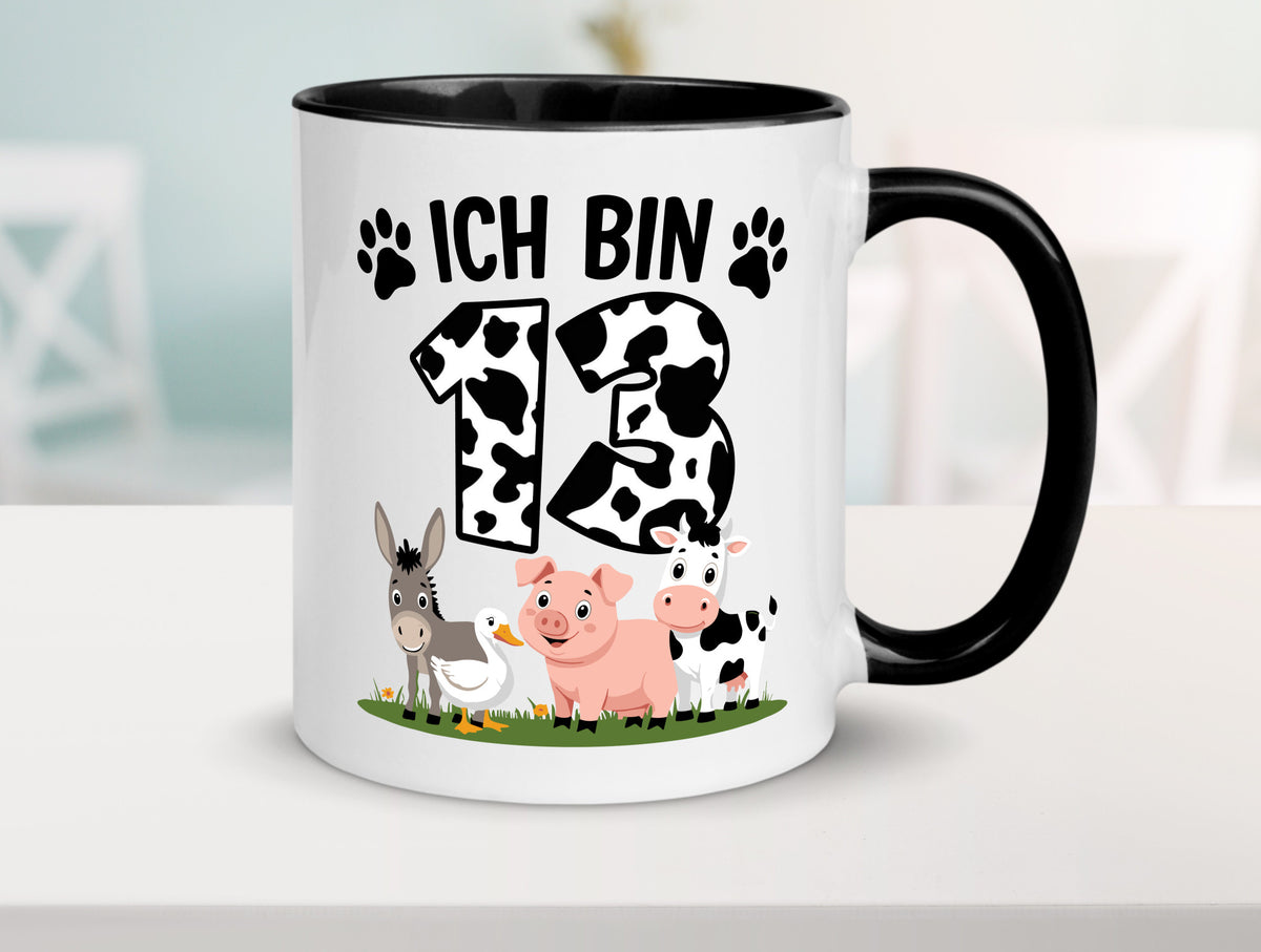 13 Geburtstag | Jahre Farmer Kind Humor Geschenkidee Tasse