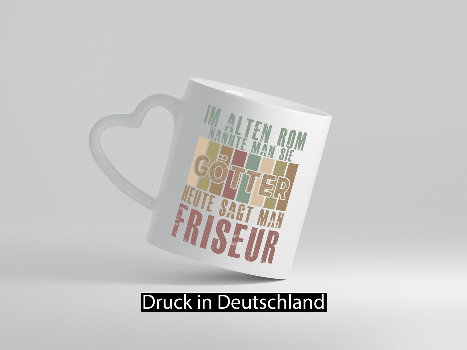 Heute sagt man: Friseur | Frisör Geschenkidee Humor Tasse