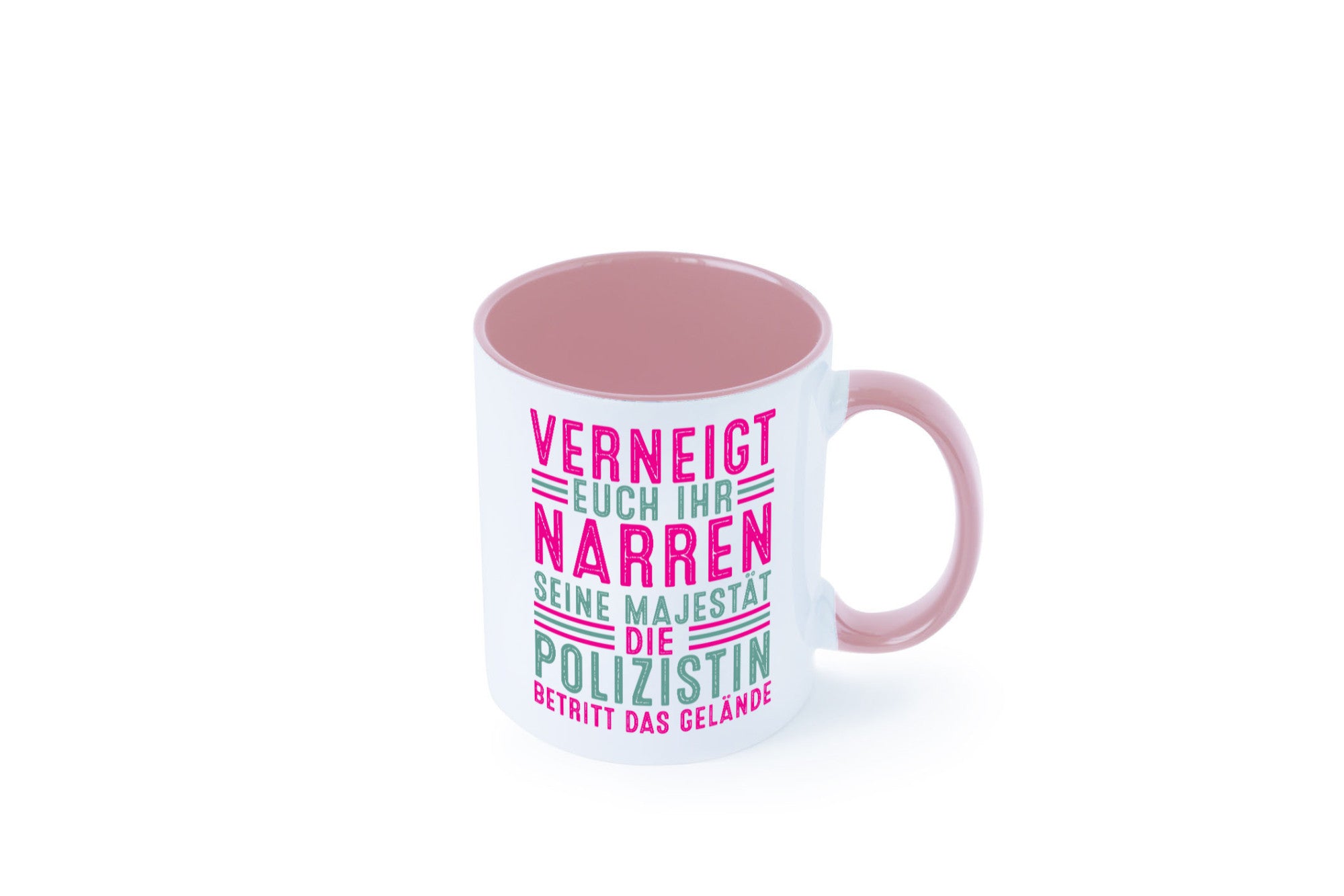 Verneigt euch: Polizistin | Beruf Polizei Geschenk Arbeit Kollegen Büro