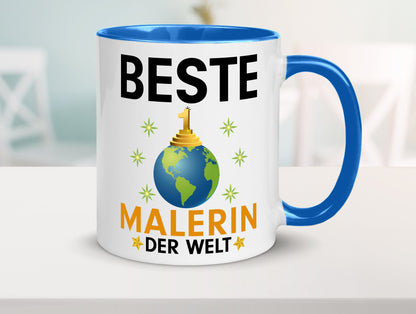 Welt Bester Malerin | Malerinnen Geschenk Humor Geschenkidee lustiger Spruch