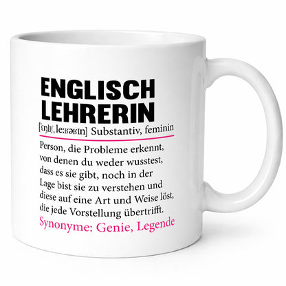 Englischlehrerin | Lehrer Englisch Lehrerin Humor Geschenkidee Tasse