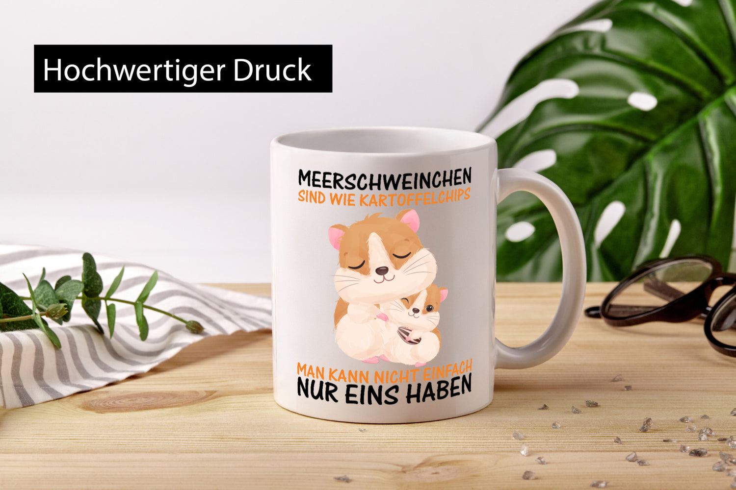 Süße Meerschweinchen | Comic Tierliebhaber Kuscheln Geschenk Humor lustiger