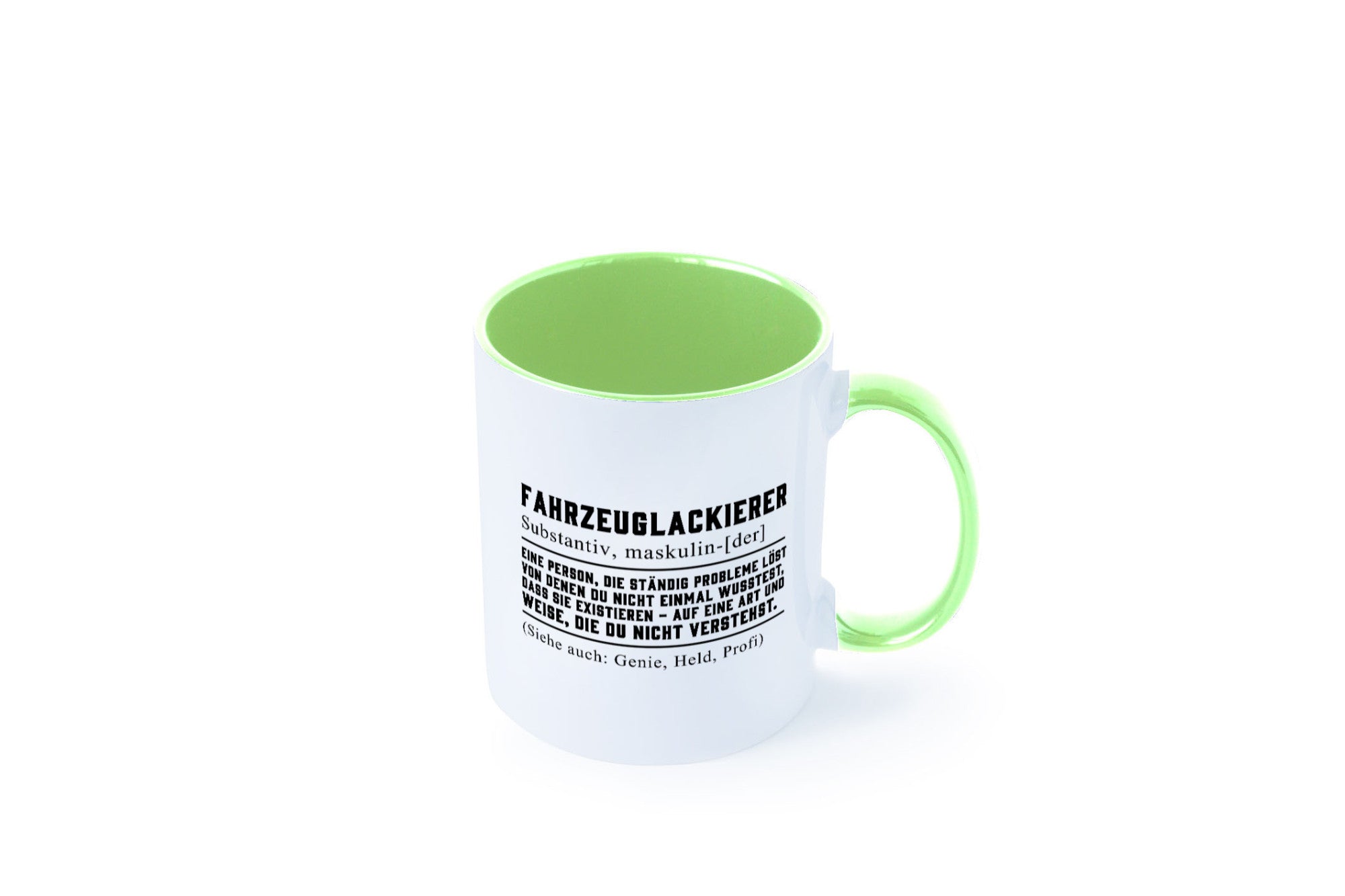 Fahrzeuglackierer | Definition Lackierer Autolackierer Humor Geschenkidee Tasse