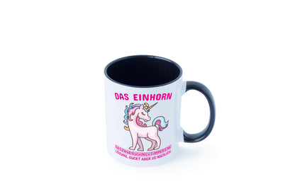 Niedliches Einhorn | lustige Tasse Frauen Mädchen lustiger Spruch Geschenk