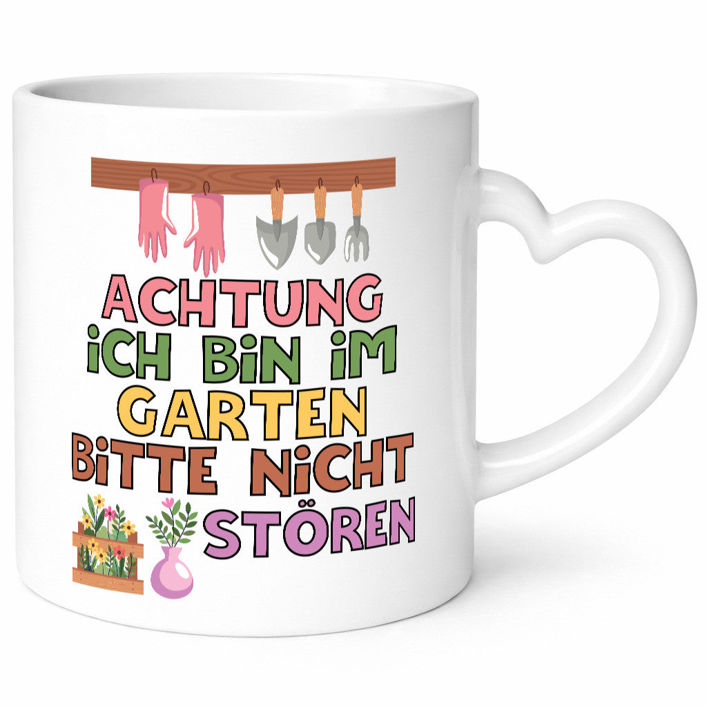 Ich bin im Garten bitte nicht stören | Gärtner Pflanzen lustig Humor