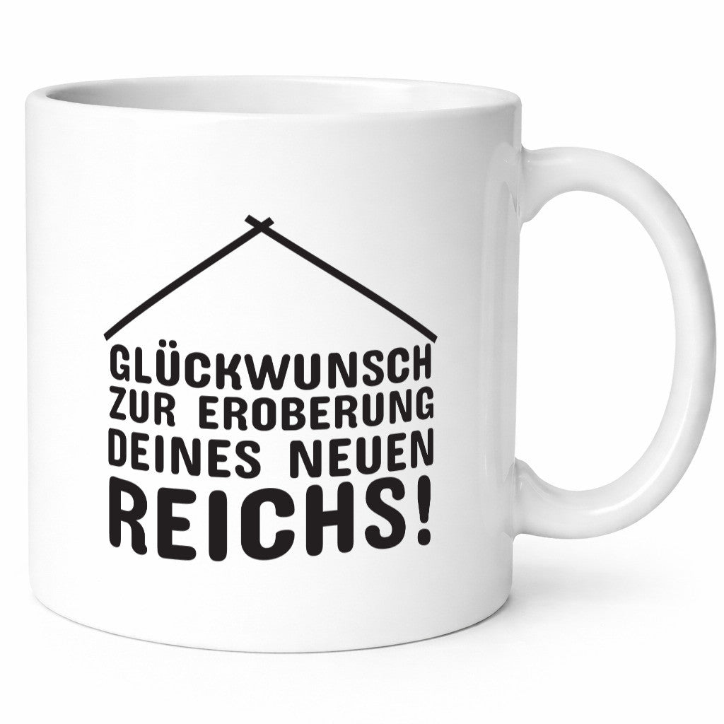 Neue Wohnung | Hausbesitzer Tasse Umzug Eigenheim Humor Geschenkidee
