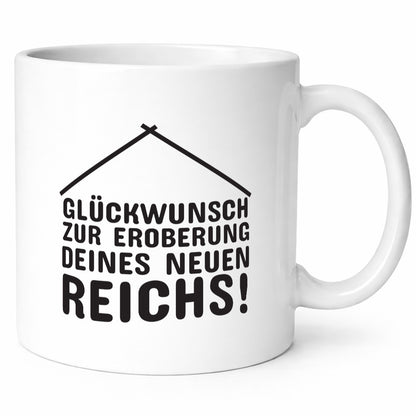 Neue Wohnung | Hausbesitzer Tasse Umzug Eigenheim Humor Geschenkidee
