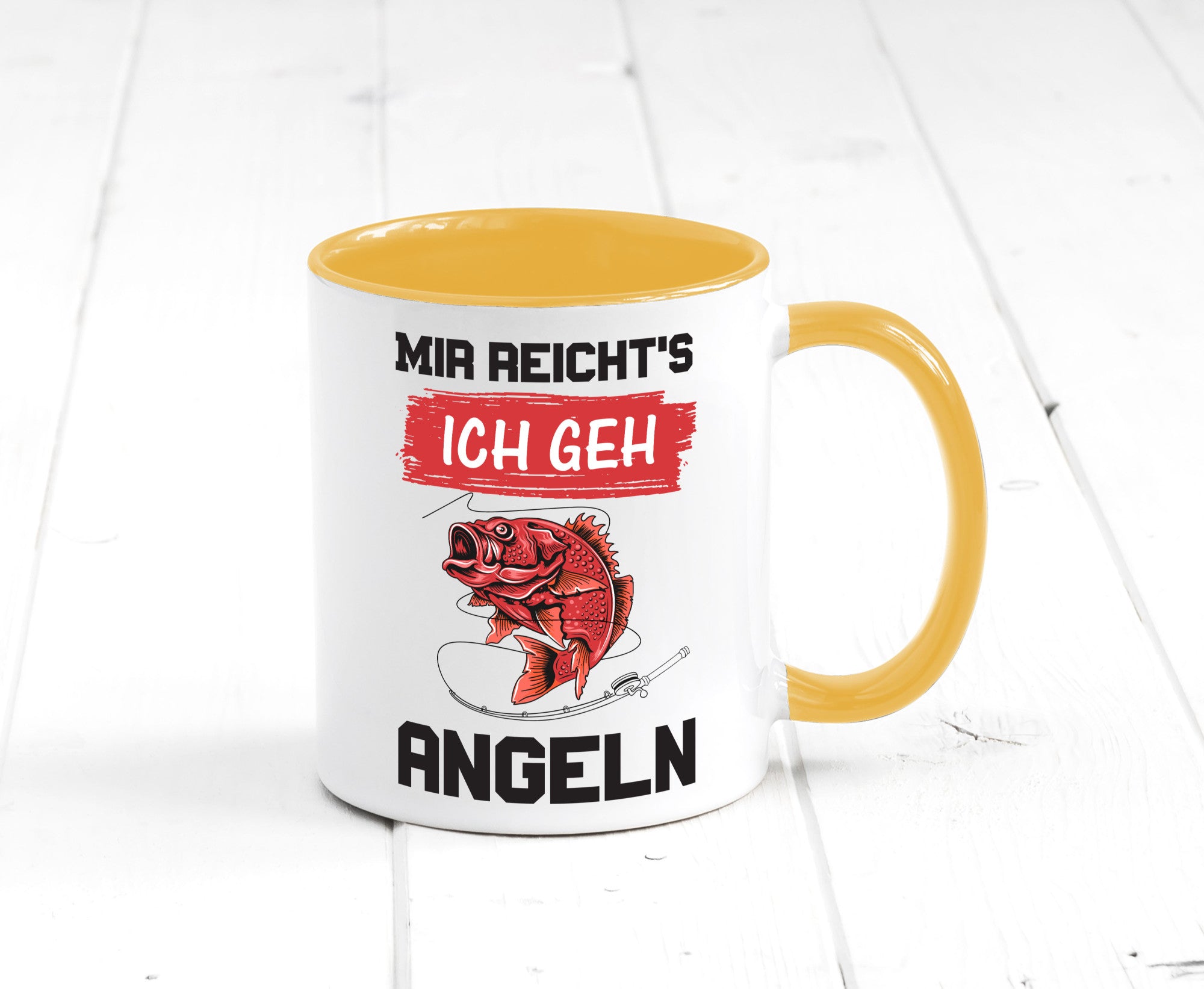 Ich geh angeln | Angler Tasse Fisch Fischer Humor lustig Geschenkidee Geschenk