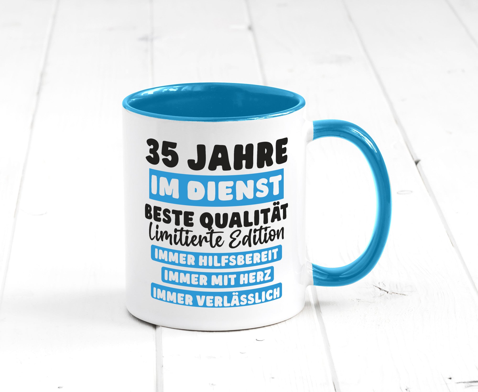 35 Jahre im Dienst | Jubiläum Arbeit v6 lustiger Spruch Geschenk Kollegen Büro
