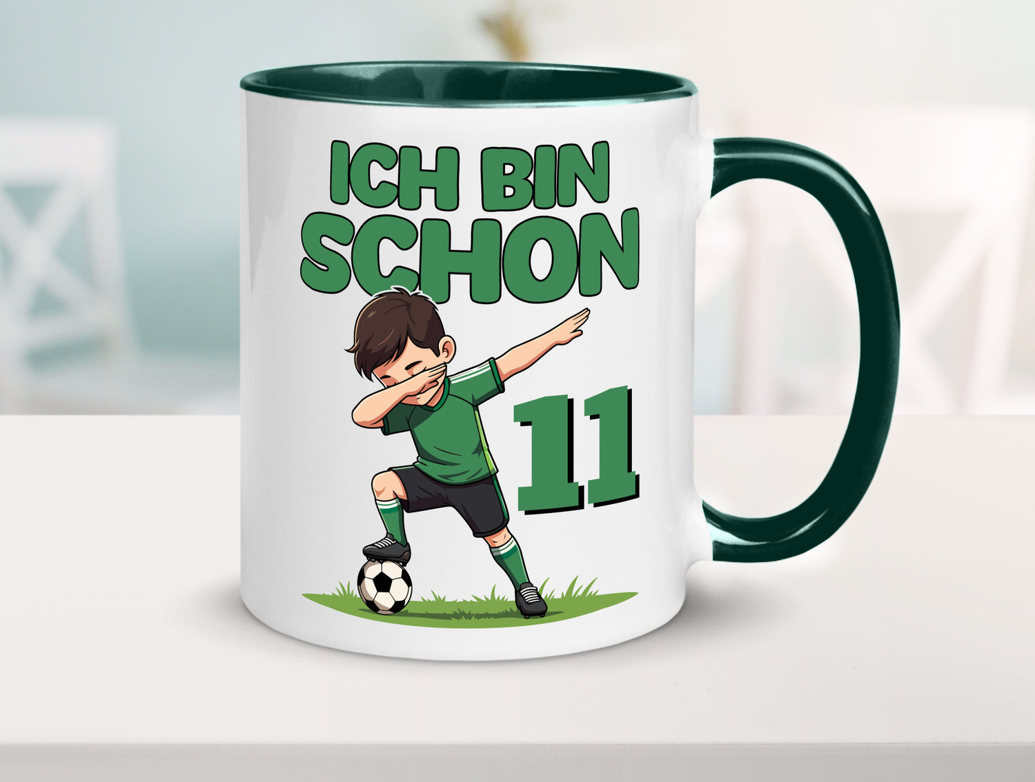 11. Geburtstag | 11 Jahre Fußballer Geschenkidee Humor Tasse