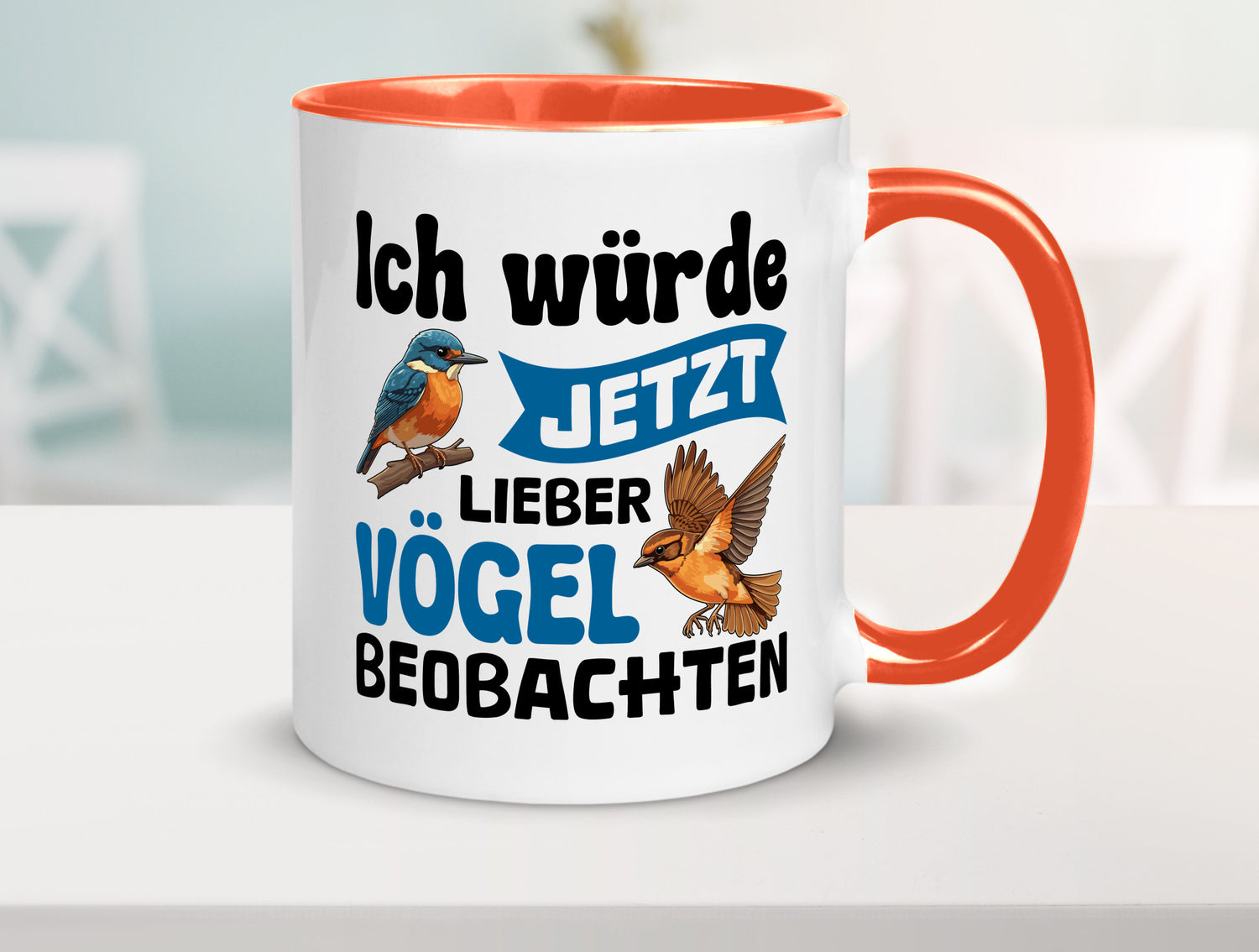 Vögel beobachten | Vogel lustig Humor Geschenkidee Geschenk Tasse