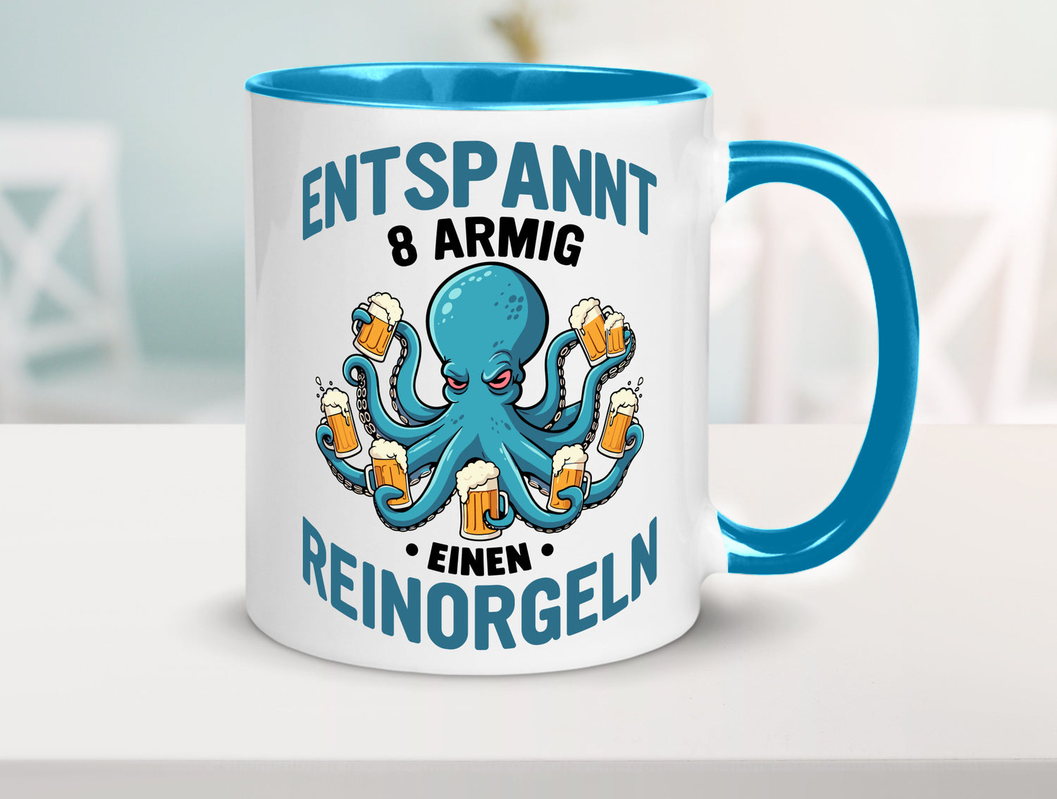 Entspannt 8 armig einen reinorgeln | Saufen Party v2 lustiger Spruch Geschenk