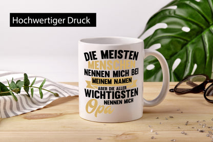 Menschen nennen beim Namen, wichtigstgen mich Opa Geschenkidee Familie Humor