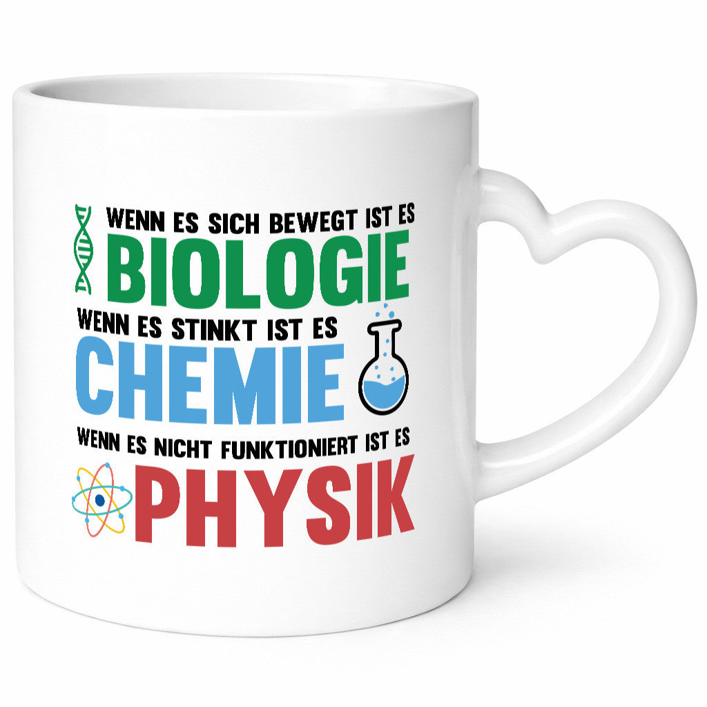Biologie | chemie Psychik Wissebschaft Geschenkidee Humor Tasse