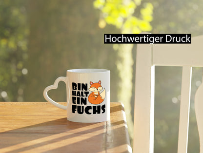Bin halt ein Fuchs | Kinderfuchs lustig Humor Geschenkidee Geschenk Tasse