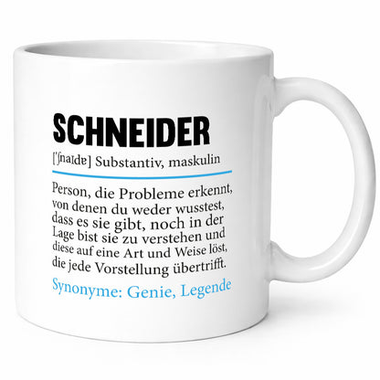 Schneider | Spruch Beruf Schneiderei Humor v2 Geschenk Arbeit Kollegen Büro