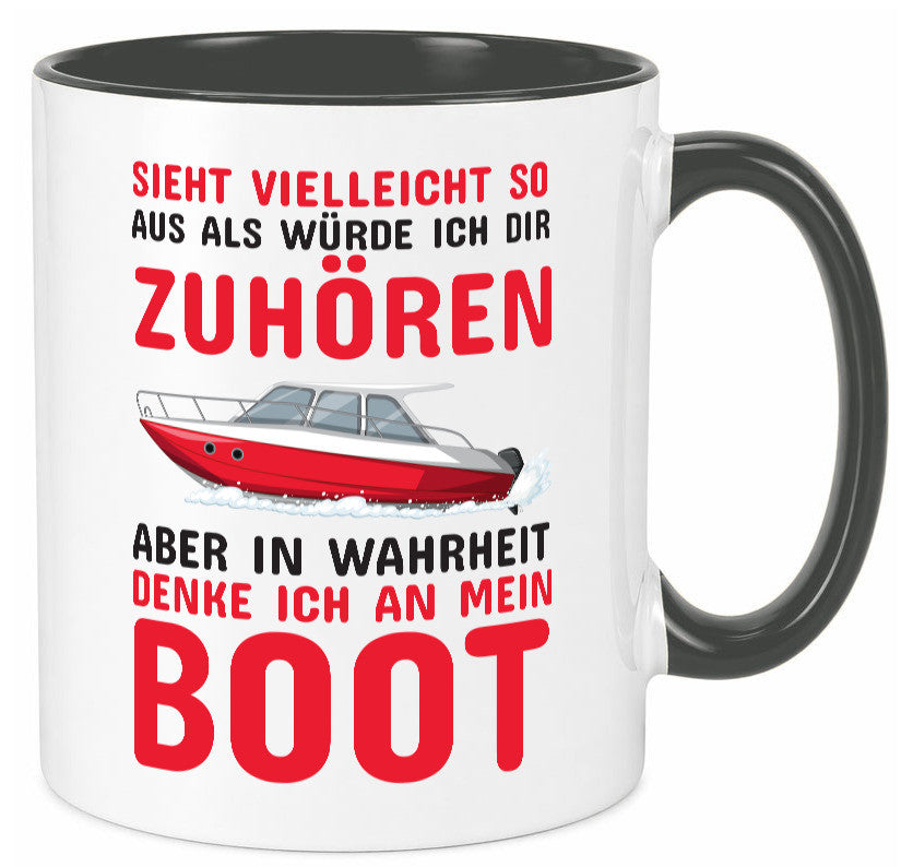 Bootbesitzer | Kapitän Tasse mein Boot lustig Humor Geschenkidee Geschenk