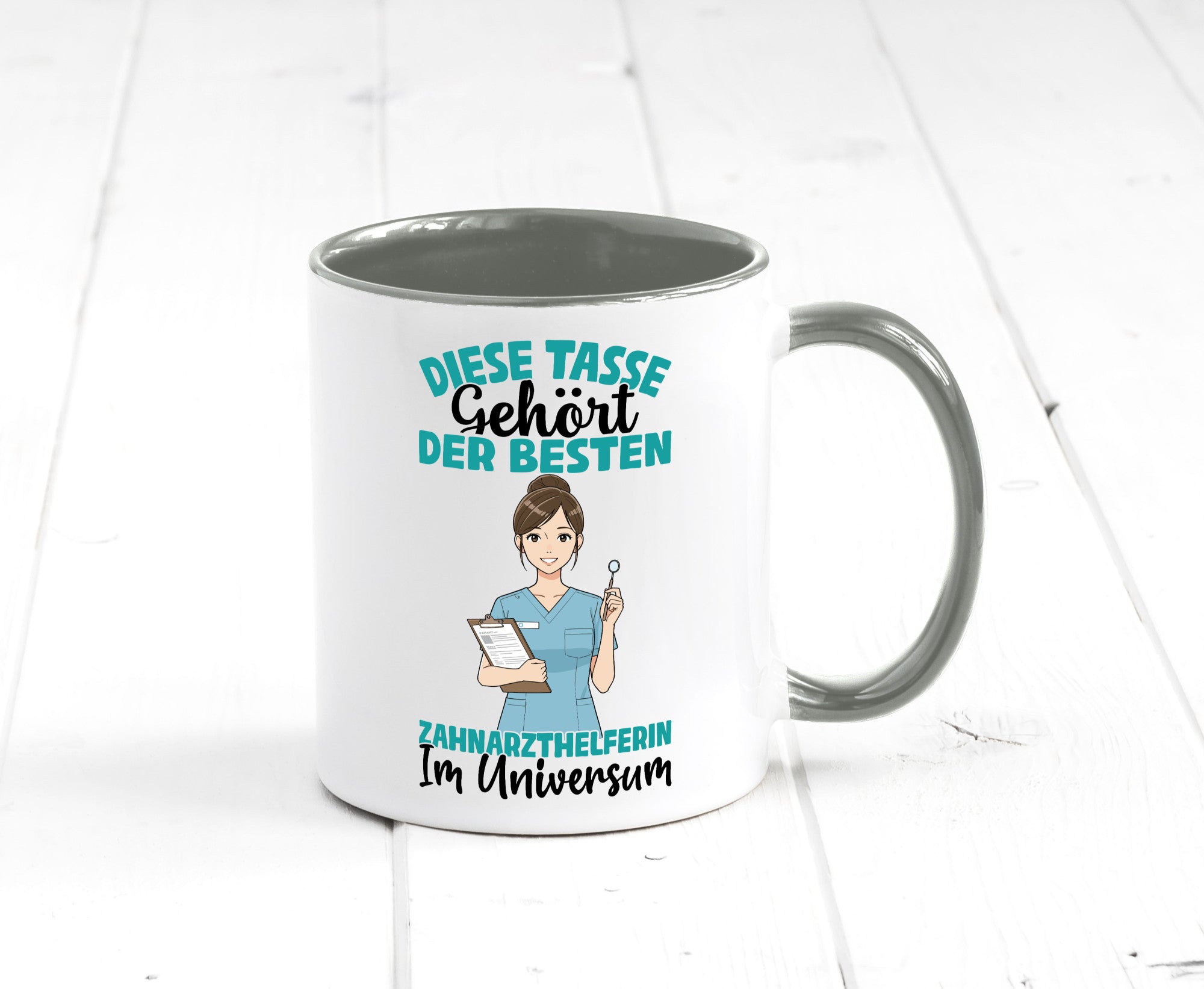 Im Universum: Zahnarzthelferin | Zahnmedizin Humor Geschenkidee Tasse