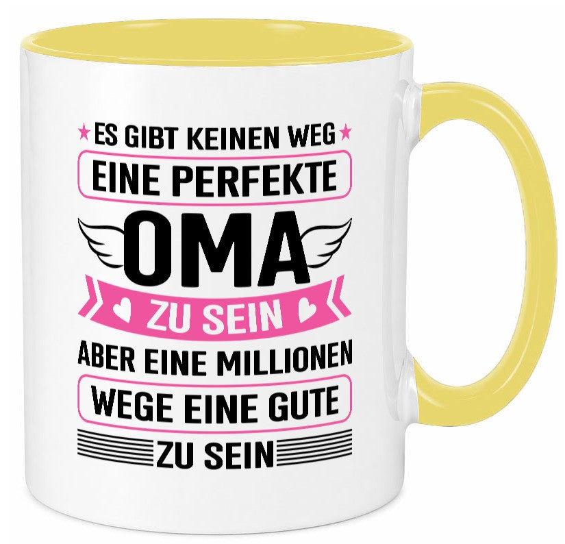 Ich bin eine gute Oma | Großmutter Beste der Welt lustiger Spruch Geschenk Tasse
