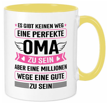 Ich bin eine gute Oma | Großmutter Beste der Welt lustiger Spruch Geschenk Tasse