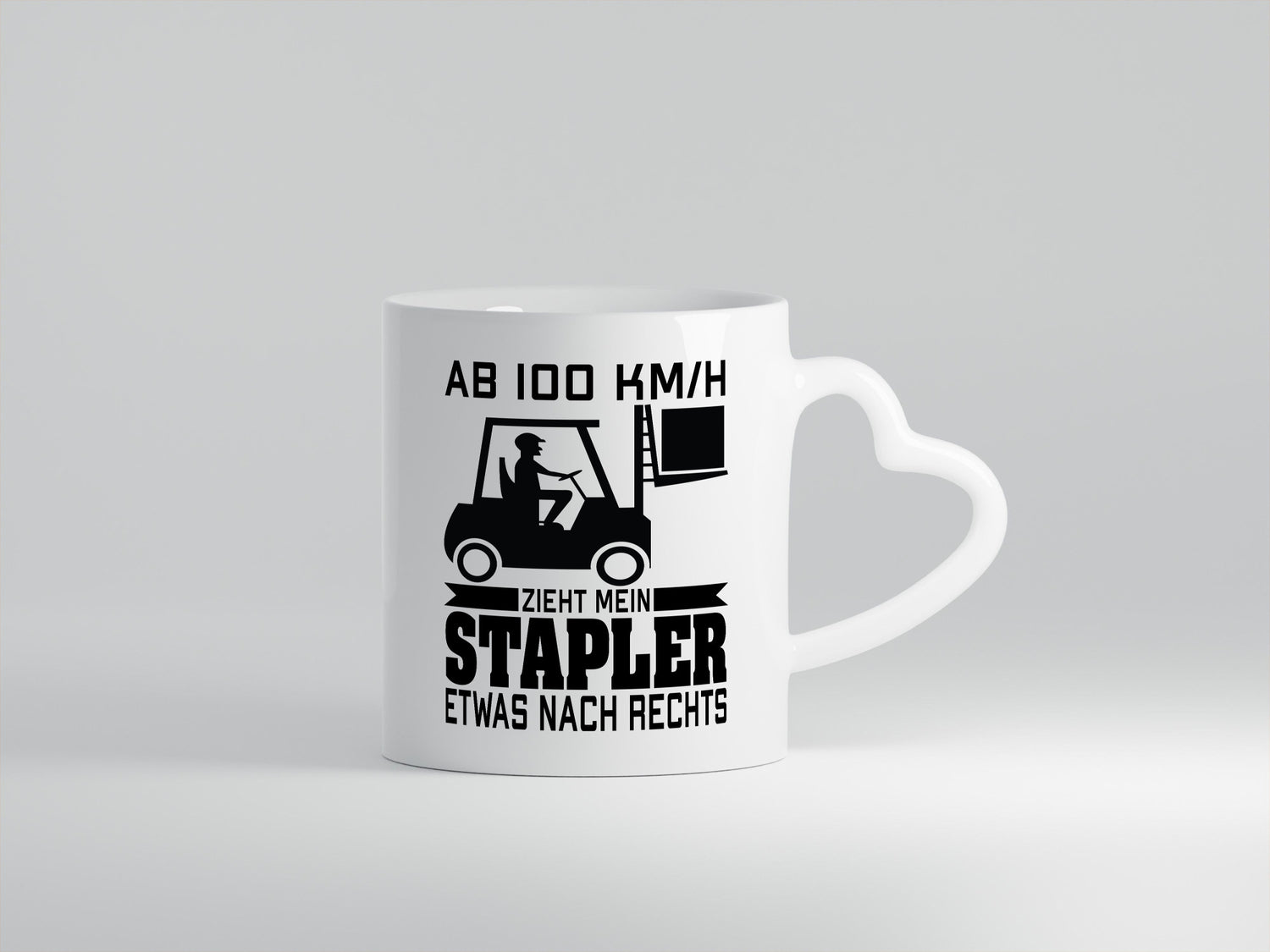 Mein Stapler zieht nach rechts | Staplerfahrer lustiger Spruch Geschenk Humor