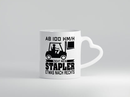 Mein Stapler zieht nach rechts | Staplerfahrer lustiger Spruch Geschenk Humor